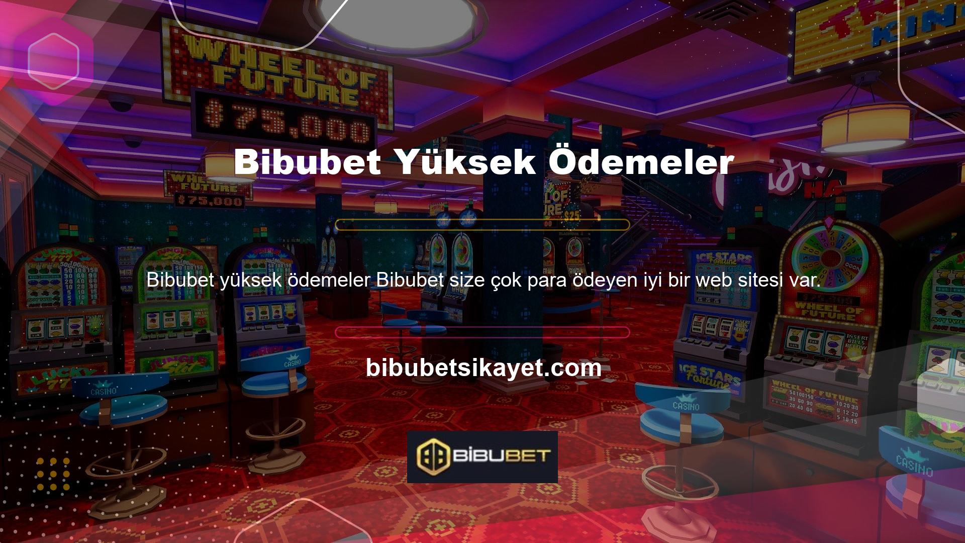 Bibubet eğlenceli ve popüler olan birçok slot oyunu var